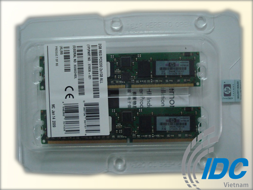 348106-B21|RAM DDR2 HP 8GB (2X4GB) 400MHZ PC-3200 CL3 ECC REGISTERED DDR2 SDRAM DIMM